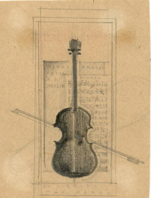 Васильев Валентин Михайлович. Лот из восьми линогравюр из цикла «По пушкинским местам» с приложением рукописного письма, адресованного автором М. Трухницому: